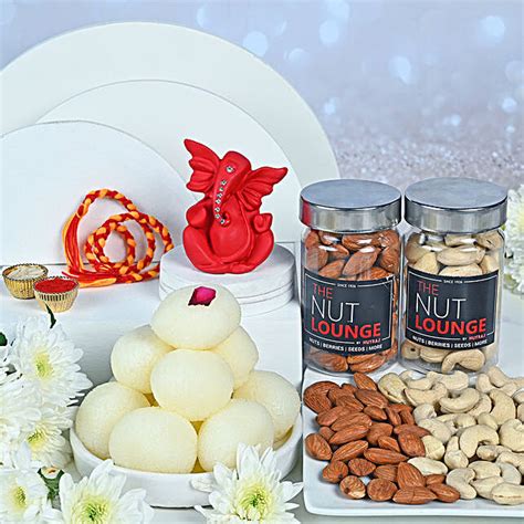 Buy Send Bhai Dooj Blessings And Nutty Delights Online Fnp