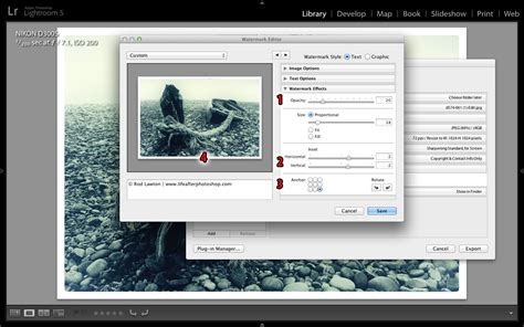 How To Use The Lightroom Watermark Tools Life After Photoshop