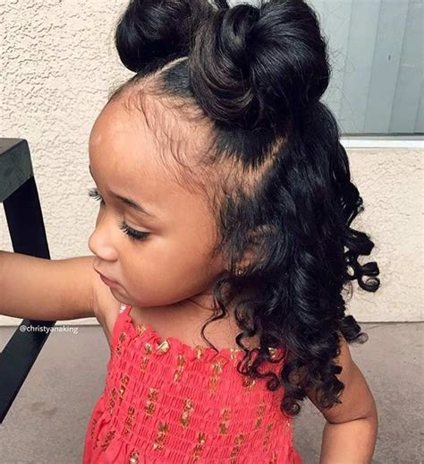 Neat Black Girls Hairstyles For 11 Years Straight Hair Easy Cute Long With Bangs Cut