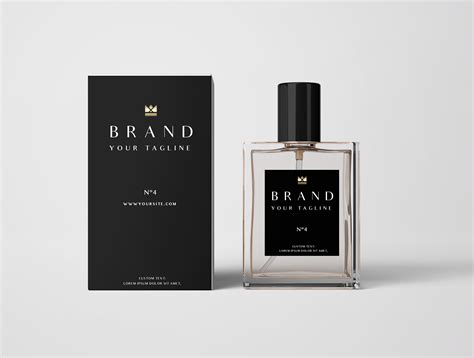 Perfume Bottle Label Design Custom Perfume Packaging Design Etsy