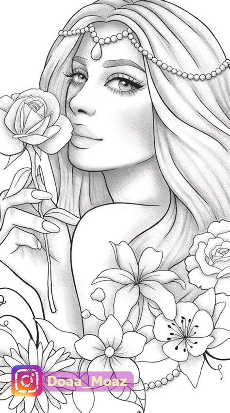 Free Printable Girly Coloring Pages