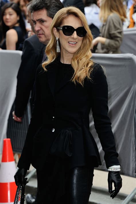 Celine Dion At Christian Dior Haute Couture Fall Winter 2016 2017 Show In Paris 07 04 2016