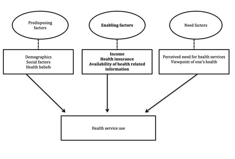 Andersen Behavioral Model Of Health Services Use Adapted From