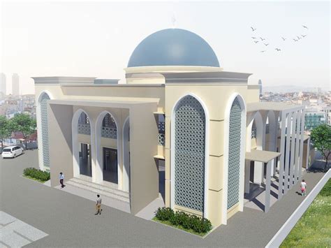 Arsitektur Masjid Minimalis Modern Farraz Visual Art
