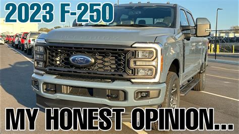 Azure Gray 2023 Ford F 250 Lariat Super Duty Full Review Of Daytons