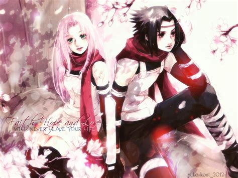 Hình nền Anime Naruto Shippuuden Haruno Sakura Uchiha Sasuke Mangaka x Кун