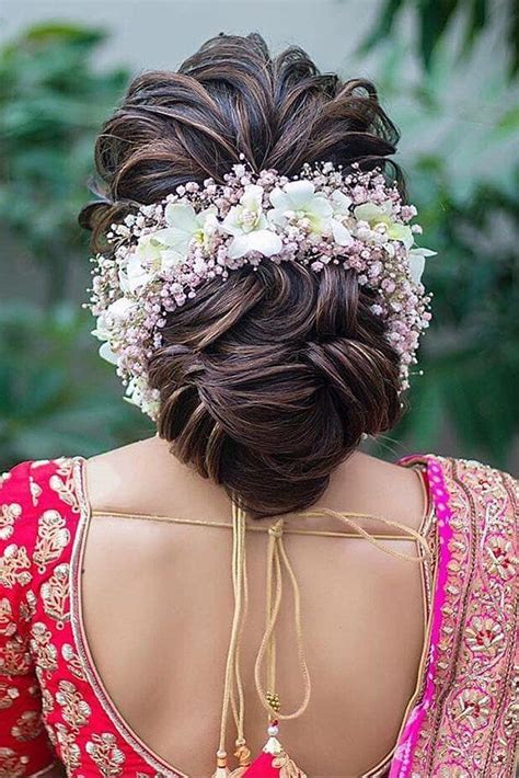 Fresh Simple Bun Hairstyles For Indian Wedding With Simple Style Stunning And Glamour Bridal
