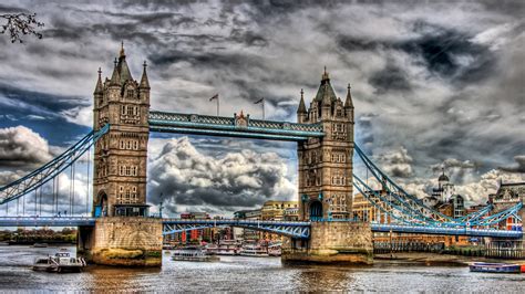 1920x1080 London London River Bridge Coolwallpapersme