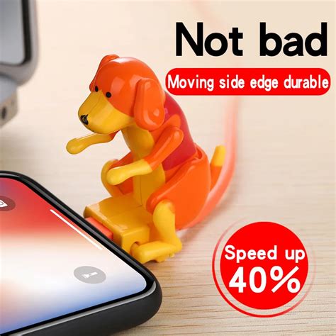 Mini Humping Spot Dog Funny Puppy Toys Usb Cable Charging For Android