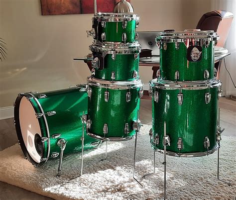 Ludwig Classics 2010 Green Sparkle Reverb