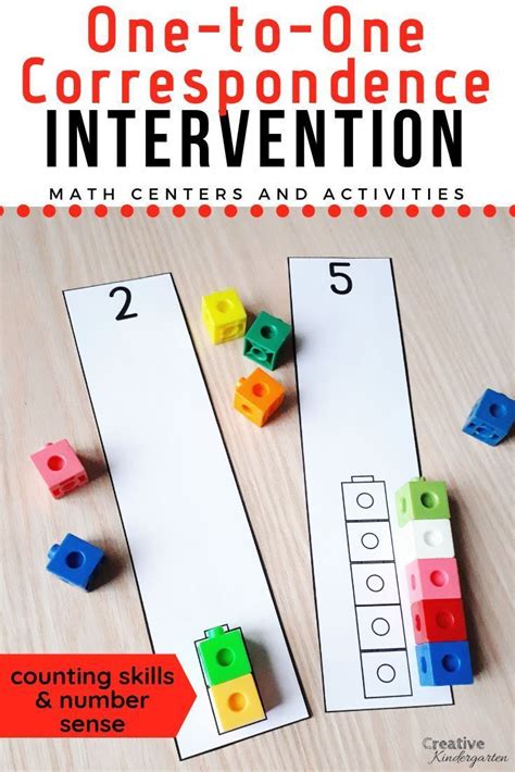 One To One Correspondence Intervention Activities For Kindergarten