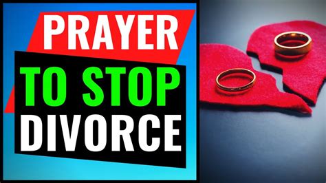 Prayer To Heal My Marriage Miracle Prayer To Stop Divorce Youtube