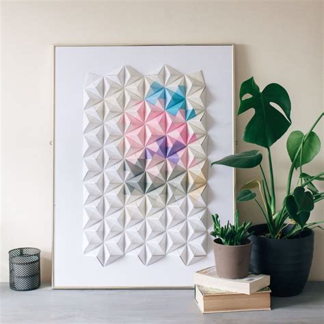 Sonobe Unit Origami Wall Art By Coco Sato Uk