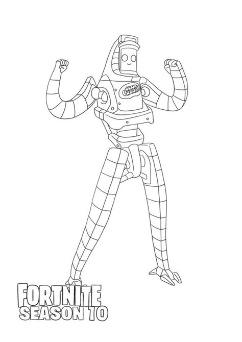 fortnite coloring pages agent peely inter disciplina