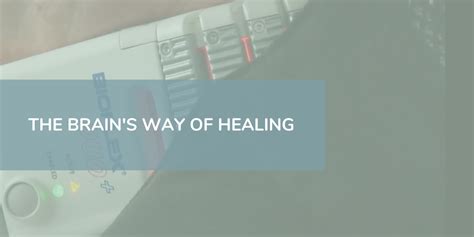 The Brains Way Of Healing • Life Therapies Health And Wellness