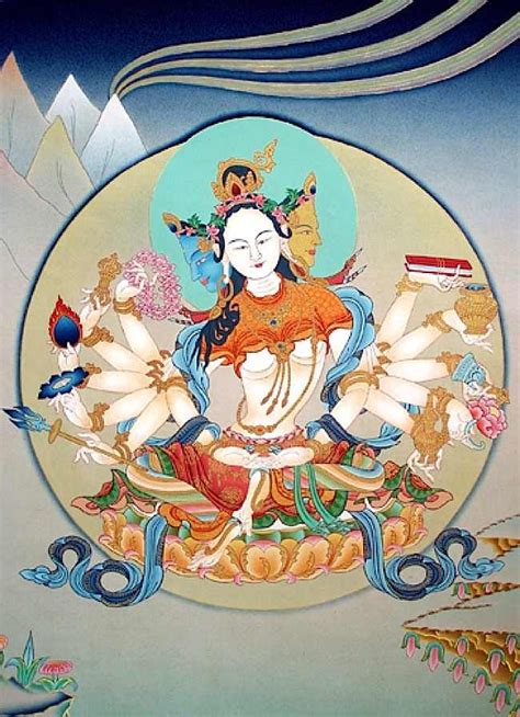 The Second Tara According To The Visually Intense 21 Tara Surya Gupta Visualization Buddhism