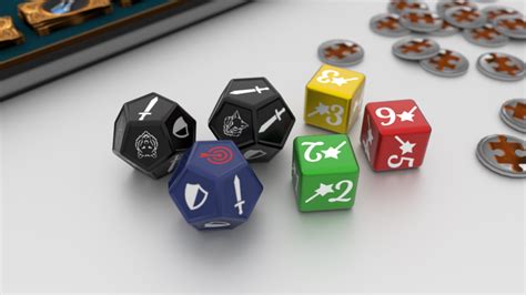 Character Portraits Spinning Dice