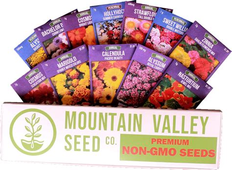 Annual Flower Garden Seed Collection Deluxe Assortment