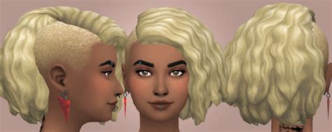 Sims 4 Maxis Match Cc Pxelboy Kiara Hair By Pxelboy This Hair Is An