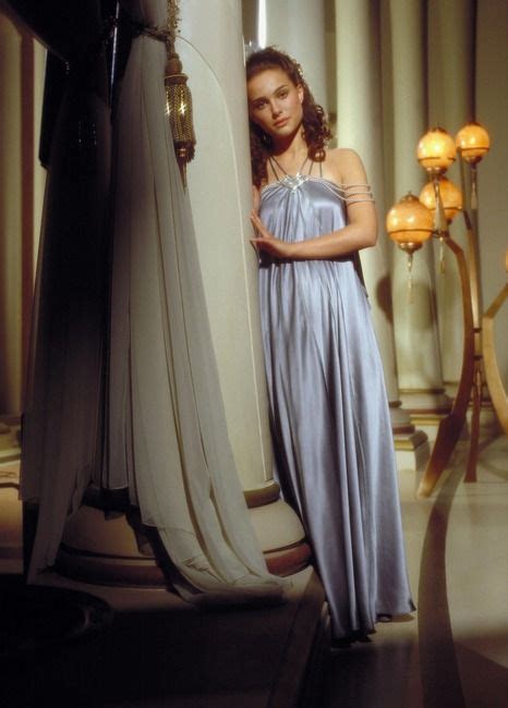 Padmé Amidala Steel Blue Silk Nightgown In Star Wars Episode Iii