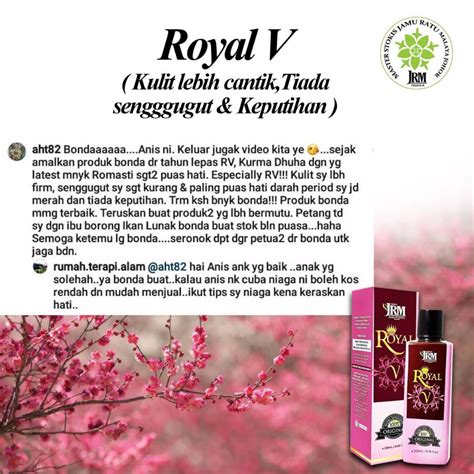 See more of royal v jamu ratu malaya on facebook. Jamu Ratu Malaya/JRM/ Royal V, Health & Beauty, Face ...