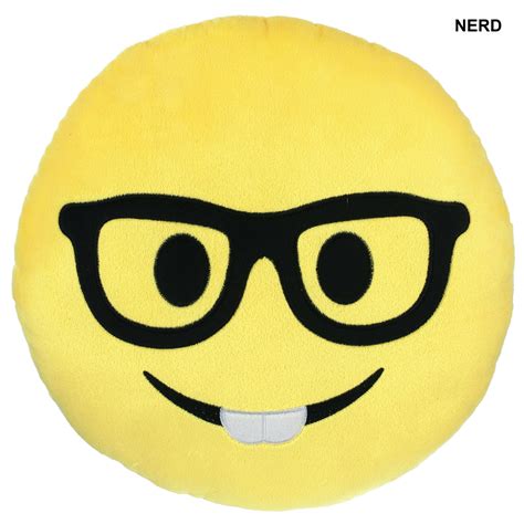 Emoji Expressions Emoji Nerd Pillow 1 Each Walmart Inventory Checker Brickseek