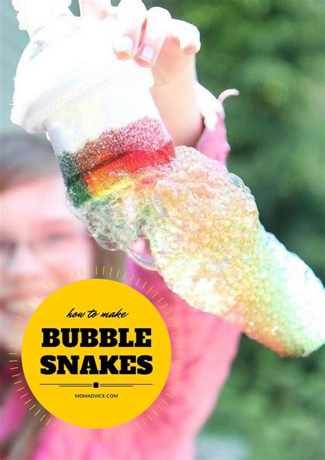 How To Make Bubble Snakes Recipe How To Make Bubbles Bubble Snake