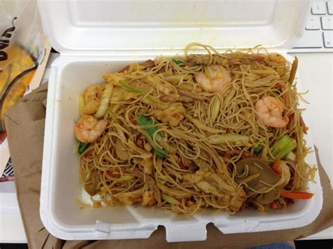 4 stars on 11 ratings. Singapore Chow Mei Fun noodles. The small. Spicy! | Yelp