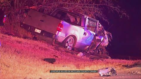 Deadly Head On Collision In Mcclain County Kills 3 Youtube
