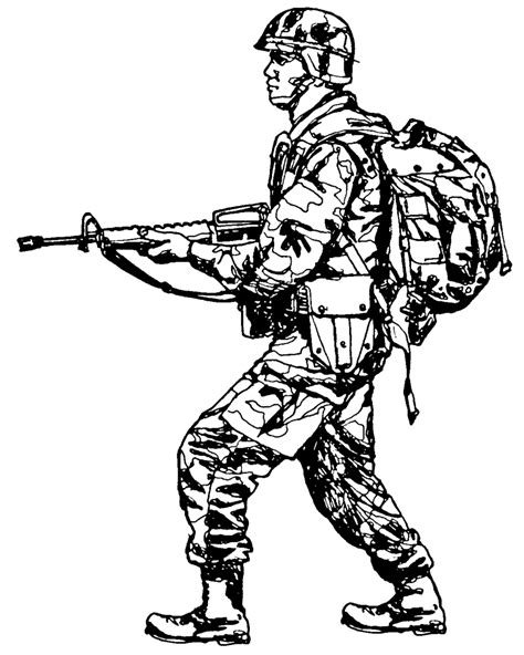 Free Soldier Clipart Black And White Download Free Soldier Clipart