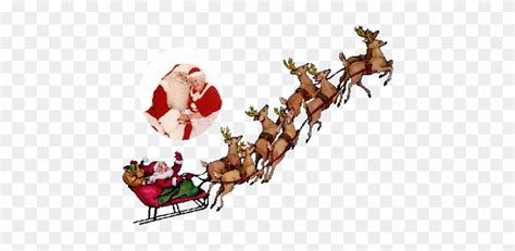 Download 93 santa reindeer cliparts for free. Santa Sleigh And Reindeer Animated Clipart - Animated ...