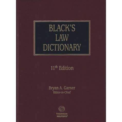 Blacks Law Dictionary 11th Ed