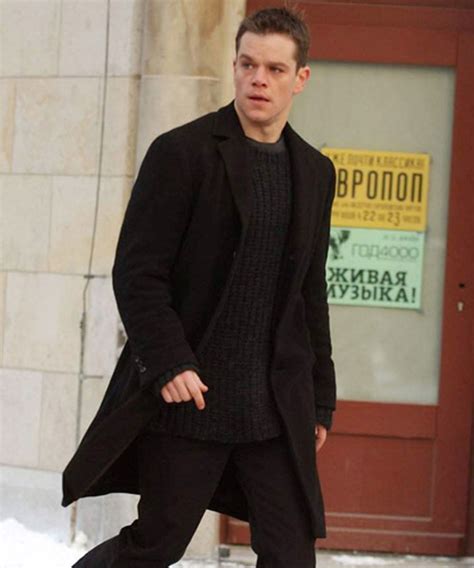 Matt Damon The Bourne Supremacy Movie Jason Bourne Coat Jacket Makers
