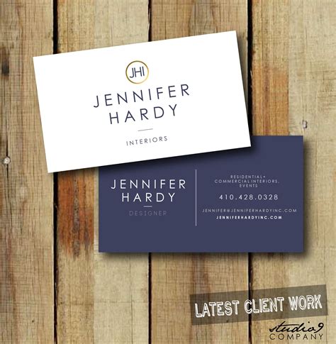 From simple to elegant to modern, we have all the right design combinations for you to create business card designs for your business industry. Simple + Classic Business Cards, Designed For Jennifer Hardy with regard to 2 Sided Bus ...