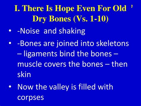 Ppt The Valley Of Dry Bones Powerpoint Presentation Free Download