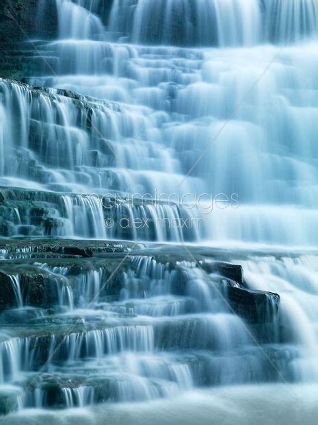 Photo Of Closeup Of Beautiful Cascade Waterfall Stock Image Mxi25138