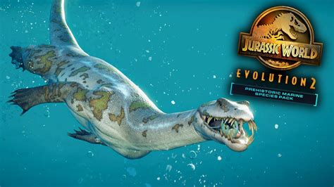 Nothosaurus Is Here New Dlc For Jurassic World Evolution 2 Marine Species Pack Youtube
