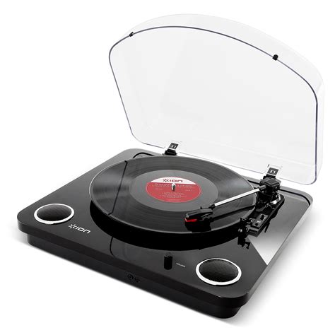 Buy Ion Audio Max Lp Black Three Speed Vinyl Conversion Turntable With