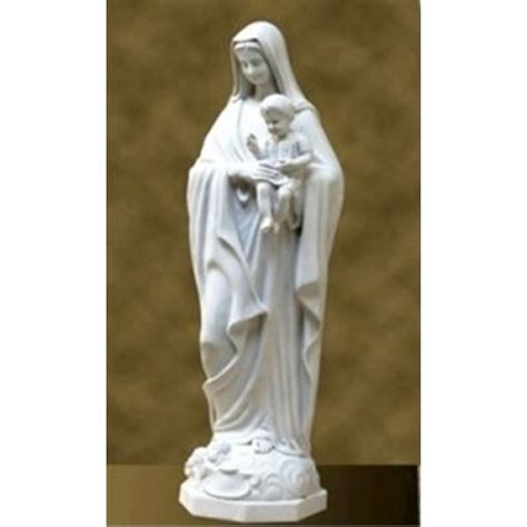 Divine Mother Mary Marble Statue Catholic Shop