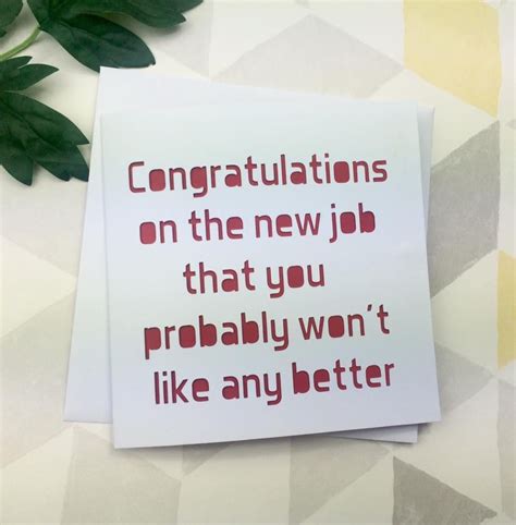 Heartfelt farewell messages to a coworker. New job card, funny card, leaving card, good luck card ...