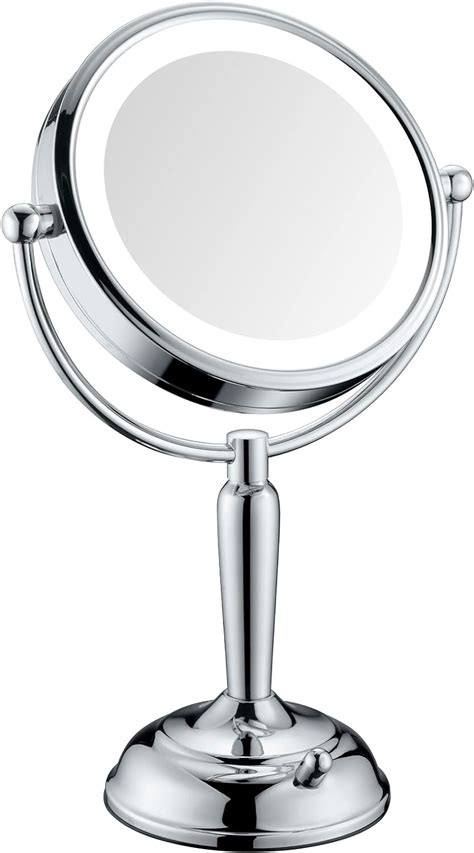 Gurun Lighted Makeup Mirror 1x5x Magnifying Mirror With Light 8 Inch Lighted