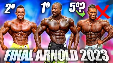 Final Justa Mens Physique Arnold Classic 2023 Diogo Vs Banks Y