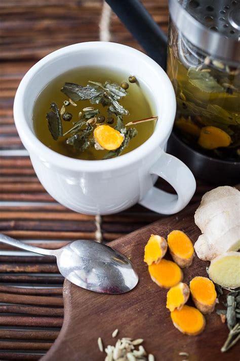 Ayurvedic Detox Tea A Daily Drink With Fresh Turmeric Ginger And