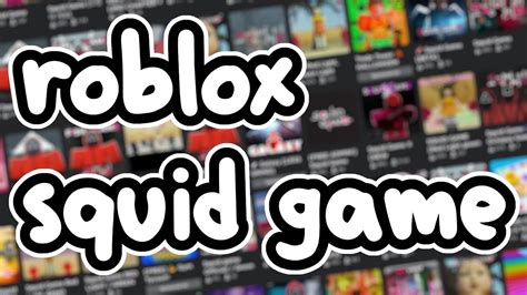 Squid Game Has Taken Over Roblox Youtube