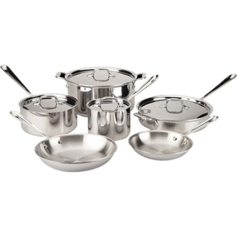 Ll Clad D3 Stainless Cookware Set Pots And Pans Tri Ply Stainless