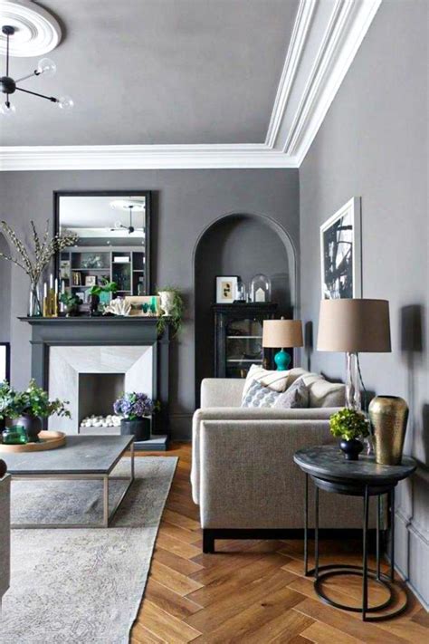 What Colors Go With Grey Living Room