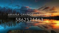 Ariana Grande - Position Roblox ID - YouTube
