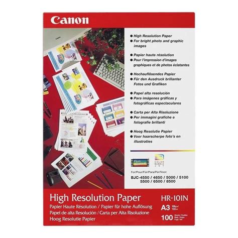 Canon A3 High Resolution Inkjet Paper 106gsm 100 Sheets