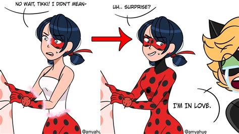 Adrien Sees Marinette Transform Miraculous Ladybug Comic Dub Animations Youtube Miraculous