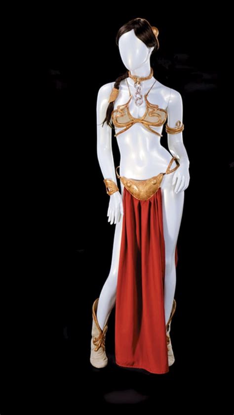 Star Wars Fans Go For Gold Princess Leias Bikini Up For Auction